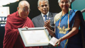 Chief Guest at the First Occasion for the Giving of the Abdul Kalam Seva Ratna Awards