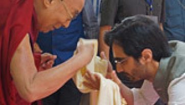 His Holiness the Dalai Lama Visits Vana Retreat Centre Dehradun