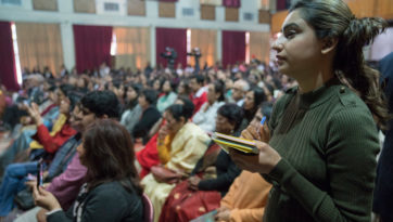 His Holiness the Dalai Lama Addresses Students and Teachers of Jesus & Mary College