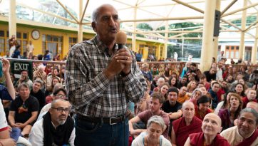 Meeting with Visitors from Around the World