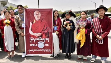 His Holiness the Dalai Lama Arrives in Delhi