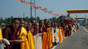 Arrival at Tashi Lhunpo Monastery