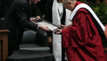 His Holiness the Dalai Lama in Cedar Falls, IA - May 18, 2010