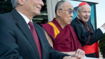 His Holiness Meets the Austrian Chancellor, attends a Science Symposium and the European Rally for Tibet