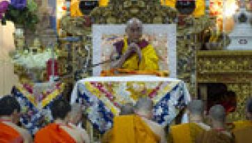 His Holiness the Dalai Lama Commences Teachings To Southeast Asian Devotees