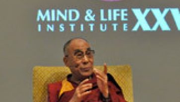 His Holiness the Dalai Lama Participates in Mind & Life Meeting in New York