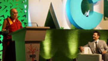 His Holiness the Dalai Lama Participates in World Compassion Day in Mumbai to Promote Animal Welfare