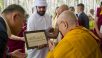 Blessing Line at His Holiness's Residence Shewatsel Phodrang in Leh