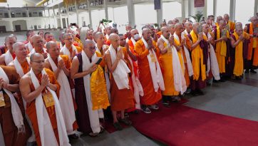Meeting with Pali and Sanskrit International Bhikkhu Exchange Program Participants
